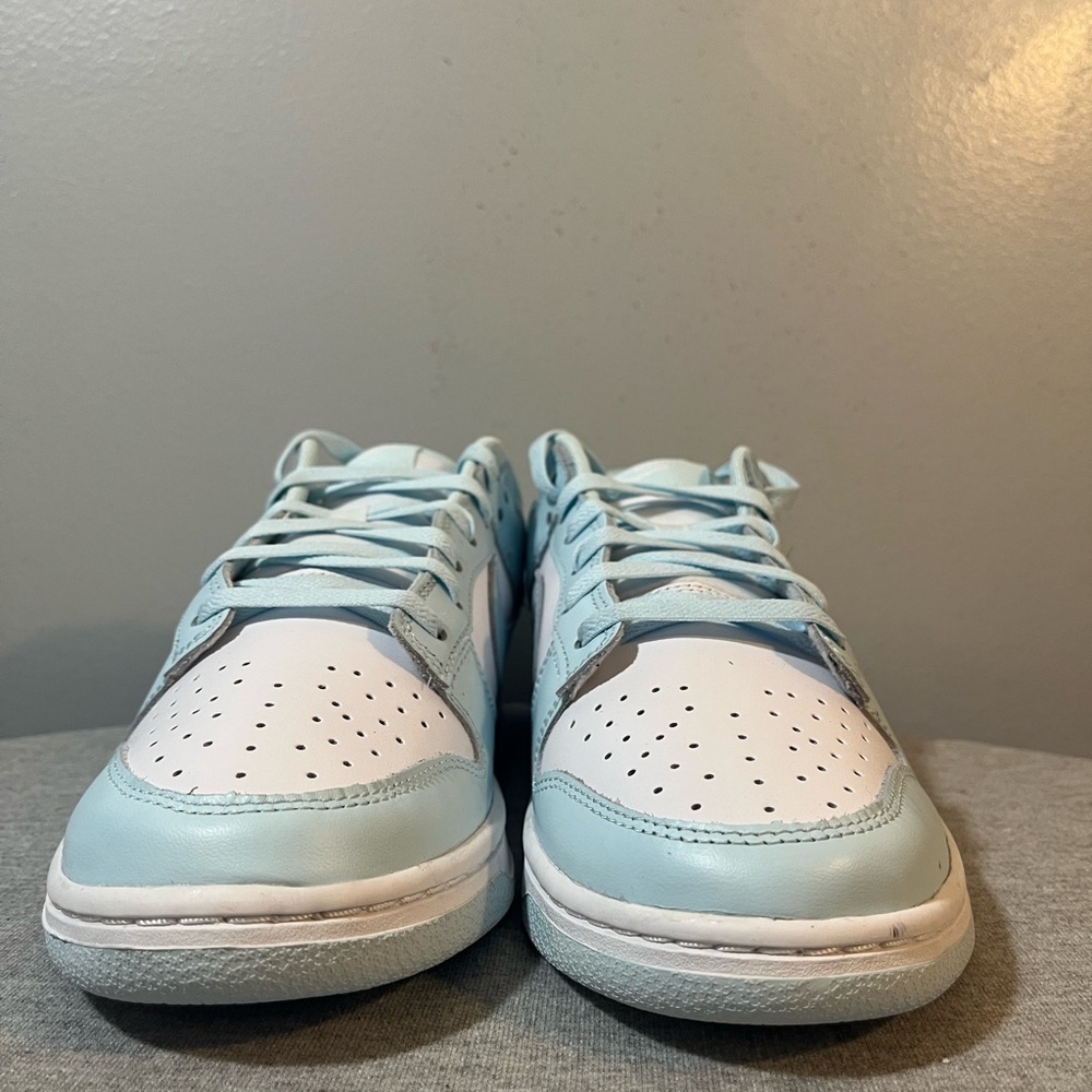 Nike Dunk Low Retro White Glacier Blue Sneaker Men's Shoe Size 10 DV0833 104 - Picture 2 of 11